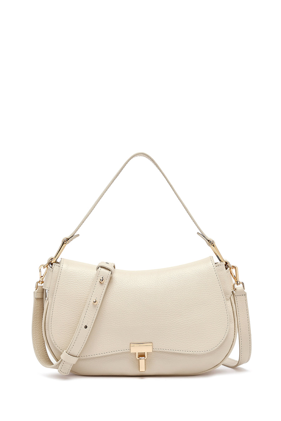 Woman Cream Long Strap Leather Shoulder bag 25SBD2352FT | Derimod