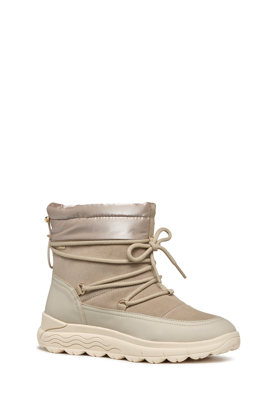 Geox Kadın Vizon Spherica 4x4 Abx Waterproof Deri Outdoor Bot