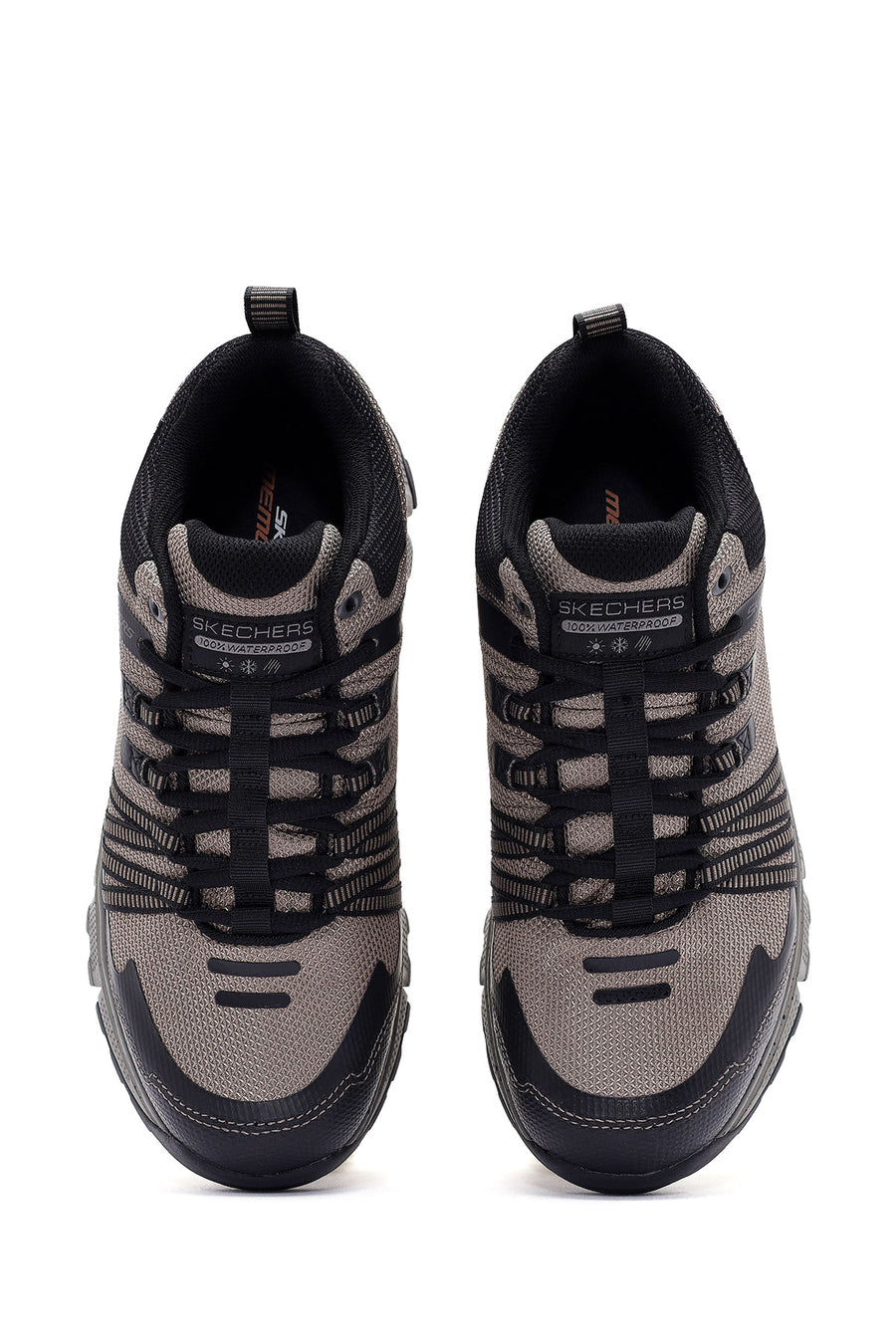 Skechers Men Beige Summits Lace-Up Thick-Soled Outdoor Boot
