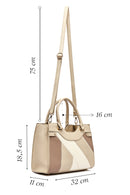 Women Beige Long Strap Classic Sleeve Bag | Derimod
