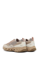 Derimod Studio Women's Beige Lace-Up Thick-Soled Sneaker | Derimod