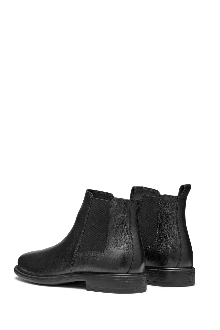 Geox Men's Black Terence Leather Chelsea Boots