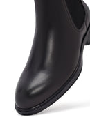 Male Black Leather Chelsea Boots | Derimod