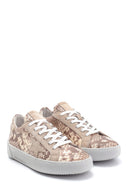 Women's Snakeskin Patterned Sneaker | Derimod
