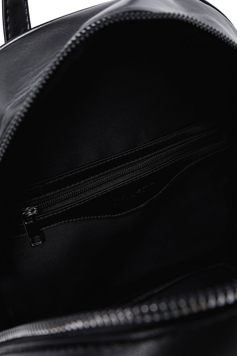 Women's Black Printed Backpack