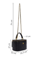 Women Black Long Strap Crossbody Bag | Derimod
