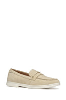 Geox Women Mink Xand 3 Suede Leather Masculine Loafer | Derimod