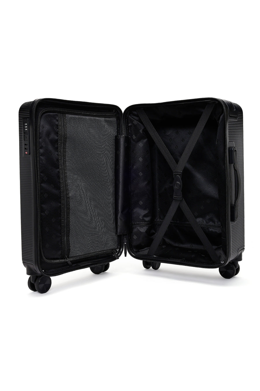 Unisex Black Cabin-Size Suitcase