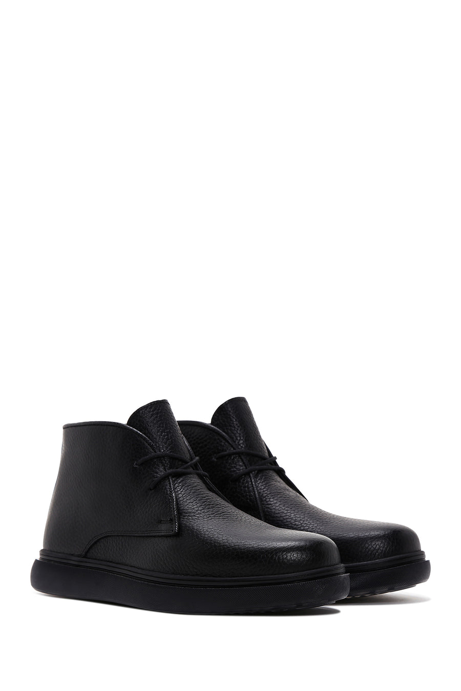 Men's Black Leather Boots