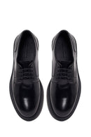 Male Black Lace-up Leather Casual Shoes | Derimod