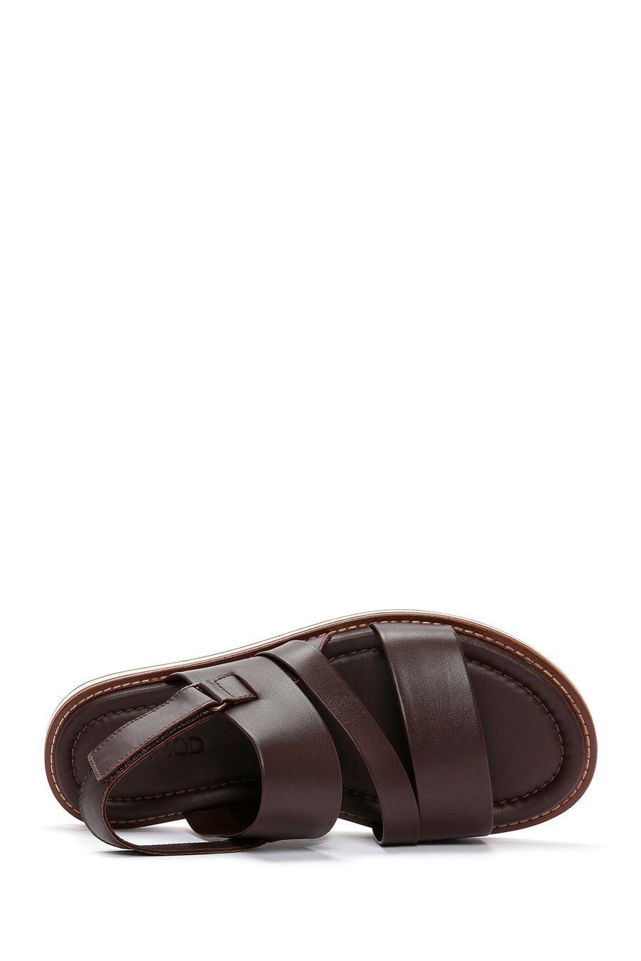 Men's Brown Strappy Leather Sandals