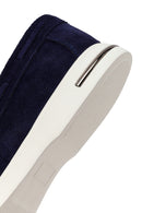 Erkek Lacivert Süet Deri Casual Loafer | Derimod