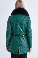 Paris Women's Leather Jacket | Derimod