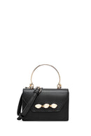 Women's Black Long Strap Mini Classic Handbag | Derimod
