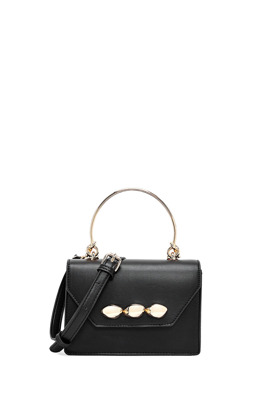 Women's Black Long Strap Mini Classic Handbag 25SBD273818 | Derimod