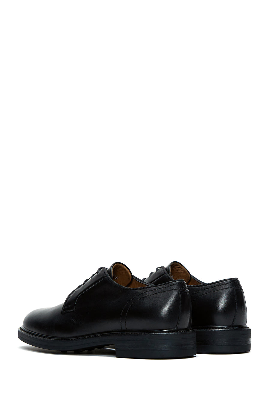 Men's Black Lace Up Leather Casual Shoes
