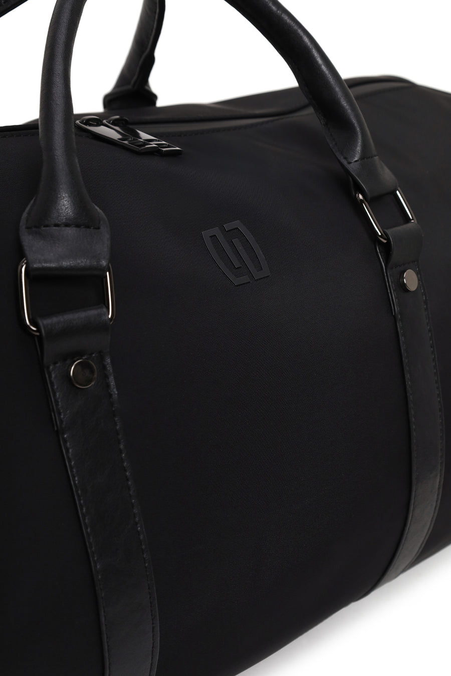 Unisex Black Long-Strap Trip Bag