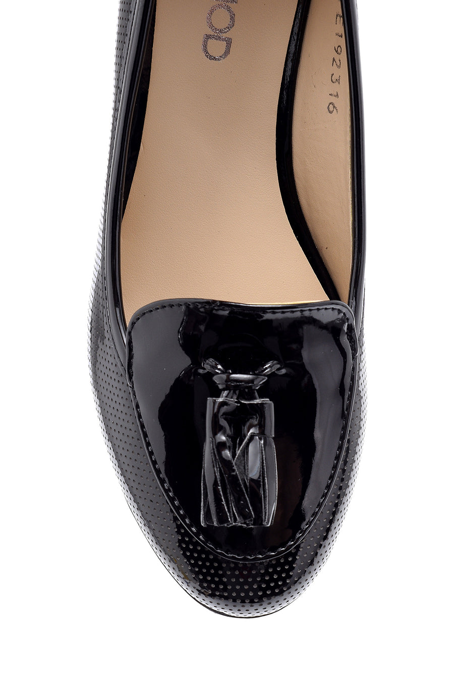 Women's Patent Leather Wedge Heeled Shoes