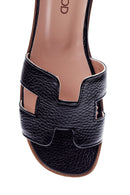 Women's Leather Slippers | Derimod