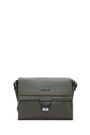 Woman Green Long-Strap Crossbody Bag | Derimod
