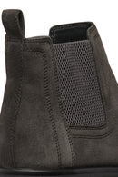 Geox Men's Brown Spherica Ec1 Suede Leather Chelsea Boots | Derimod