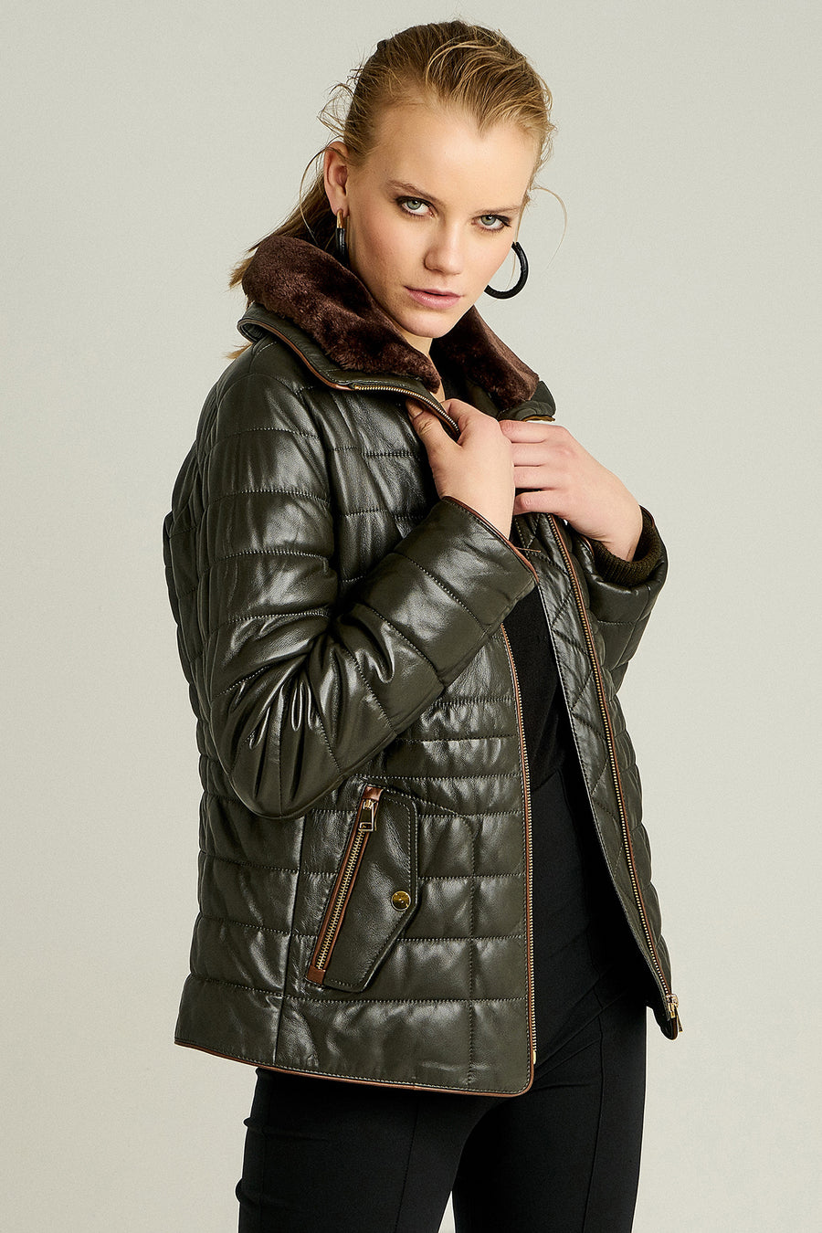 Linda Women's Leather Jacket