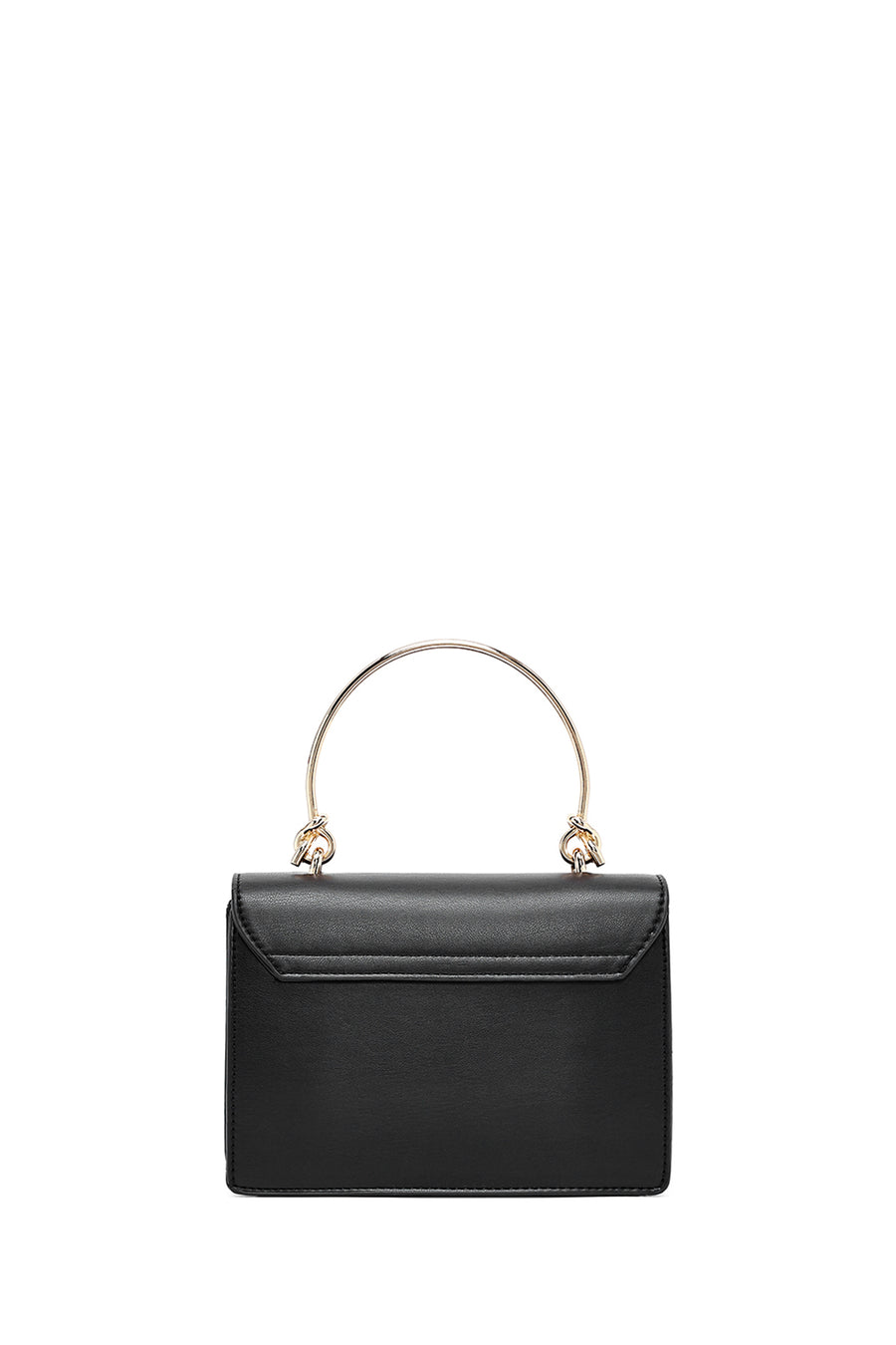 Women's Black Long Strap Mini Classic Handbag