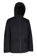 Geox Men's Black Clintford Abx Hooded Coat | Derimod
