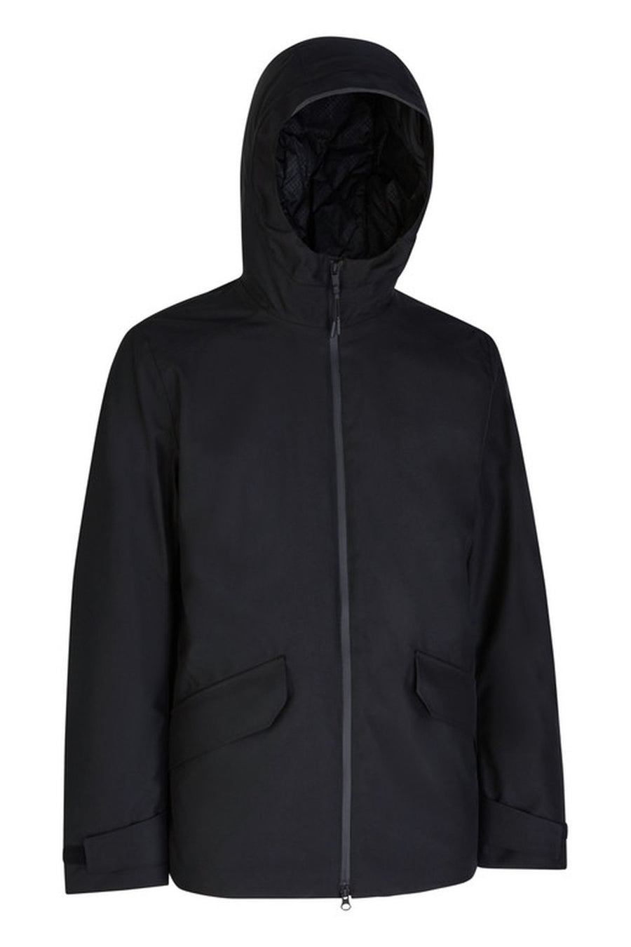 Geox Men's Black Clintford Abx Hooded Coat