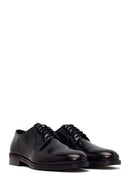 Male Black Lace-Up Leather Casual Shoes | Derimod