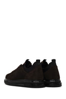 Male Brown Lace-Up Suede Leather Sneaker | Derimod