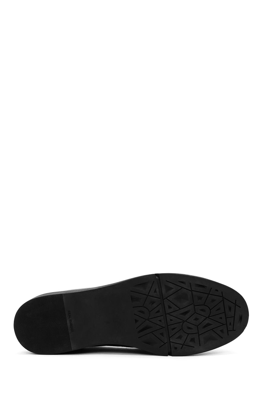 Kadın Siyah Tokalı Deri Comfort Loafer