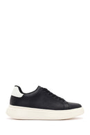 Erkek Siyah Bağcıklı Kalın Tabanlı Sneaker | Derimod