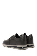 Erkek Yeşil Bağcıklı Deri Casual Sneaker | Derimod