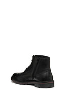 Geox Men's Black Walk Pleasure C Lace-Up Leather Boots | Derimod