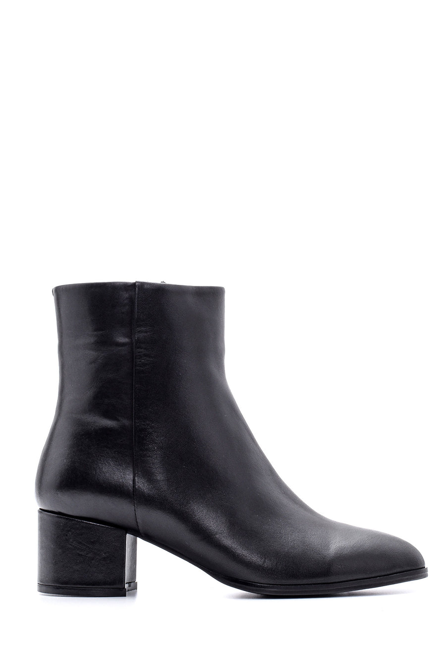 Women's Heeled Leather Boots 19WFD141318 | Derimod
