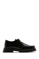 Women's Black Lace-Up Leather Casual Shoes | Derimod