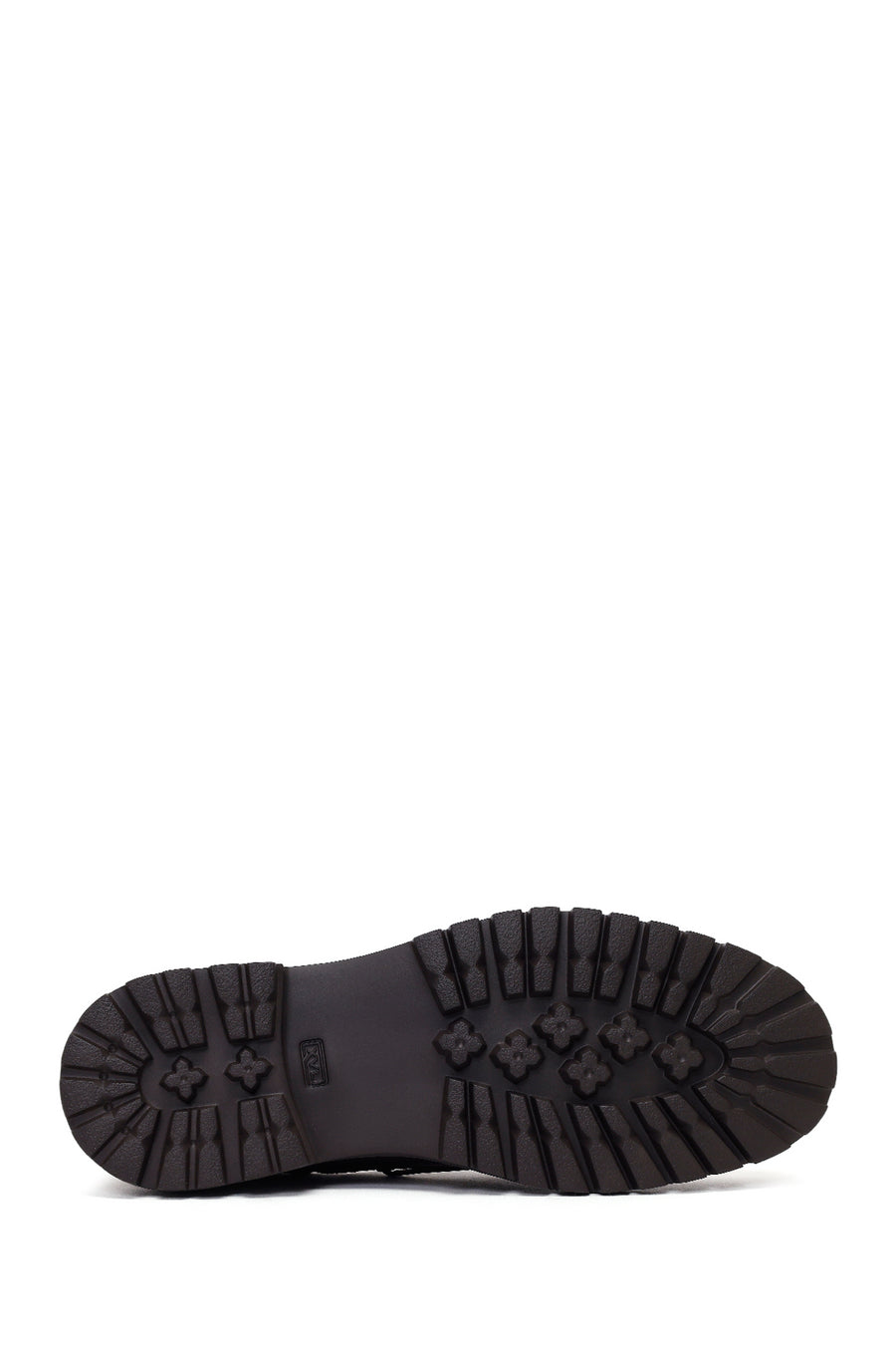 Male Brown Lace-Up Thick-Soled Leather Casual Shoes