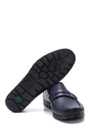 Men's Leather Perforated Casual Loafer | Derimod