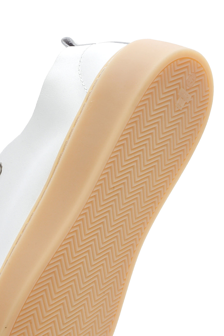 Erkek Beyaz Bağcıklı Deri Sneaker