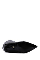 Women's Black Thin Heeled Boots | Derimod