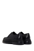 Male Black Lace-Up Leather Casual Shoes | Derimod