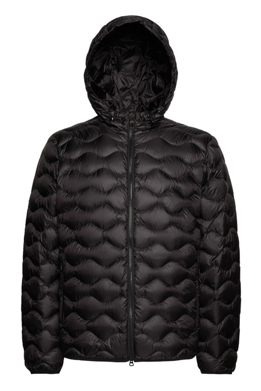 Geox Men's Black Ascanio Hooded Coat M3625ET2449F9000 | Derimod
