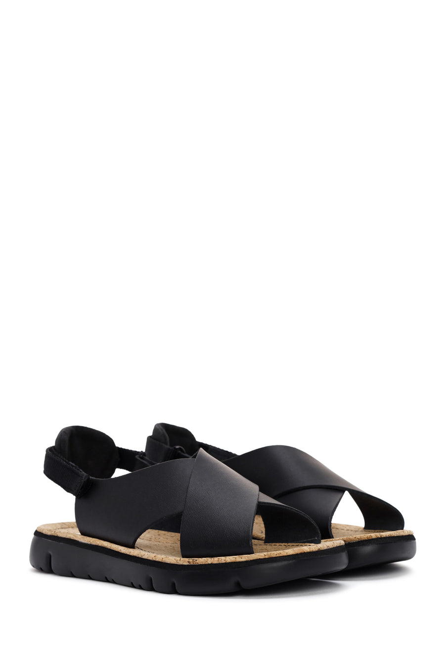 Camper Women's Black Oruga Sandals