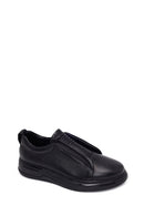 Erkek Siyah Deri Sneaker | Derimod