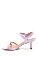 Women's Printed Heeled Sandals | Derimod