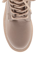 Women's Leather Thick Soled Boots | Derimod