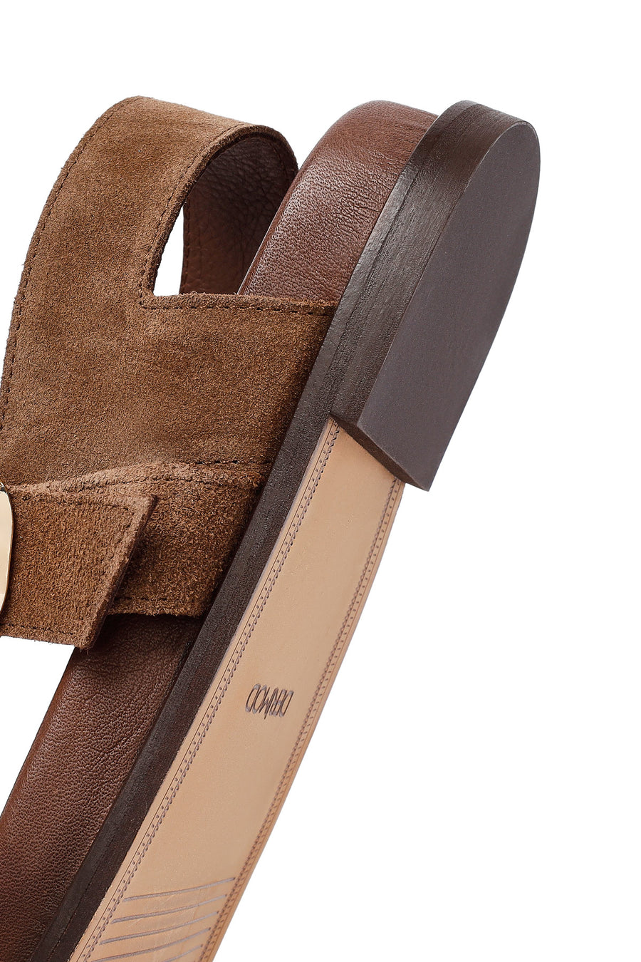 Women's Mink Suede Leather Flip Flop Sandals