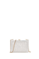 Women's White Long Strap Mini Clutch Bag | Derimod