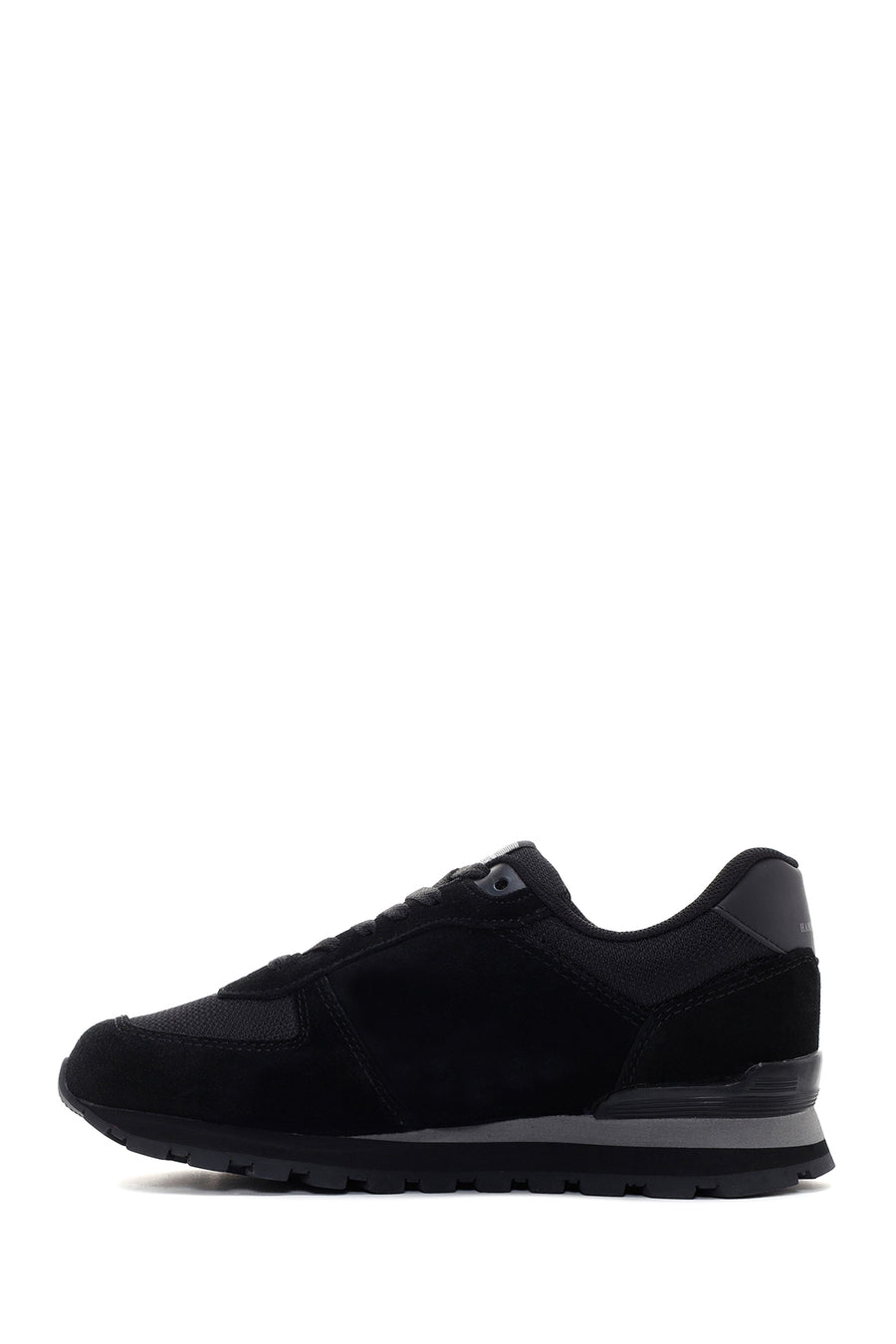 Hammer Jack Men's Black-Smoked Peru Suede Leather Sneaker